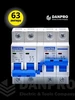 Рубильник реверсивный механический 63А 220V однофазный 2Р DANPRO 150515548 купить за 913 ₽ в интернет‑магазине Wildberries